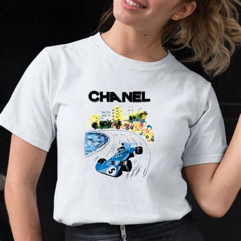 chanel t shirt formule 1|T.